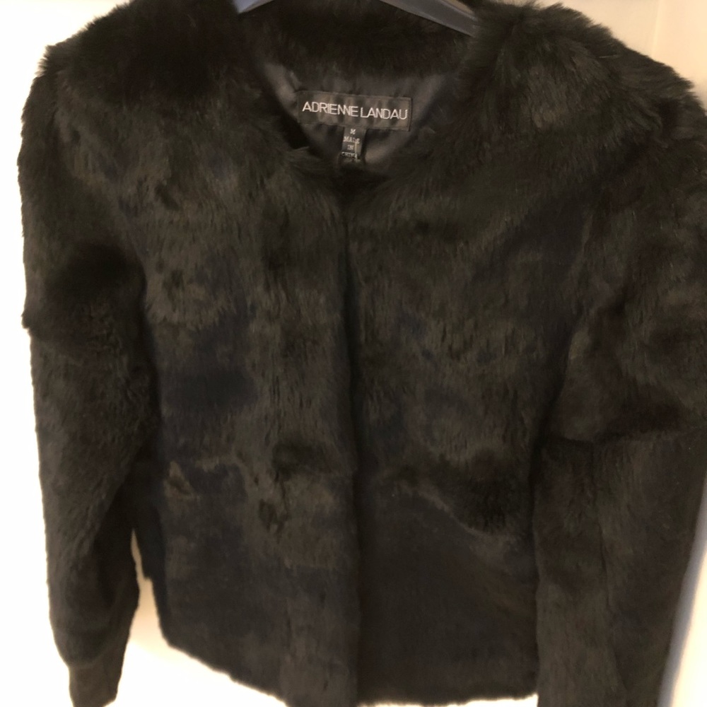 Adrienne Landau fur jacket